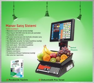 Pos Terazi Manav Satış Sistemi