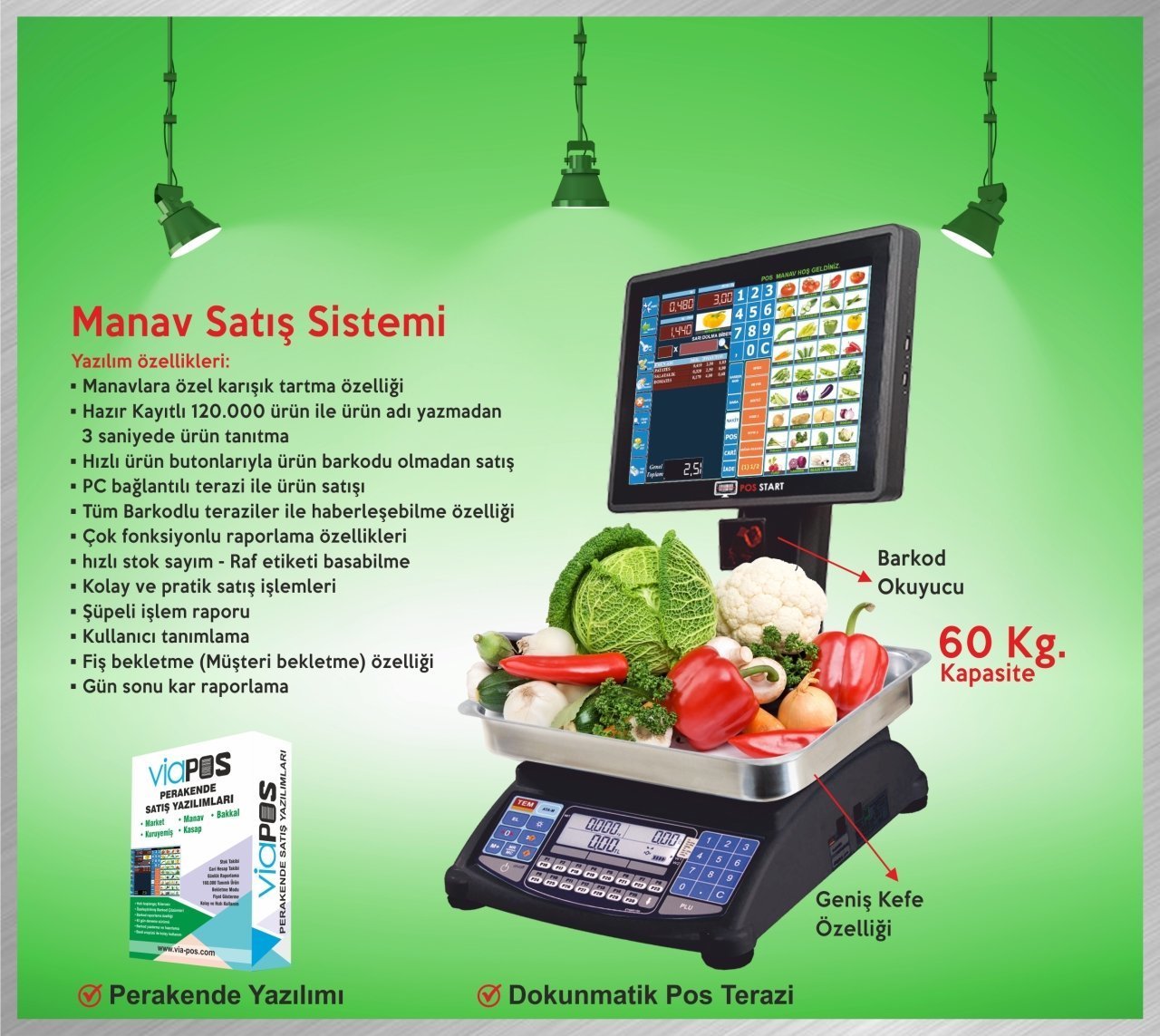 Manav Sistemi Pos Terazi