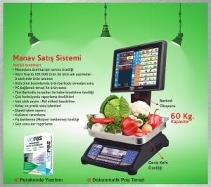Manav Sistemi Pos Terazi