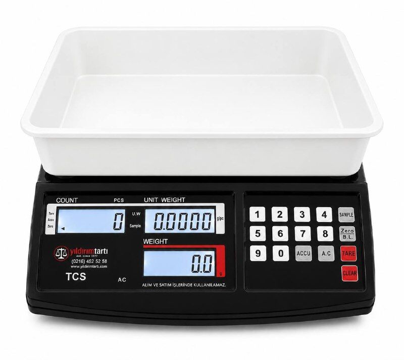 TCS-S 6 Kg (0.01 Gr) Sayıcı Terazi