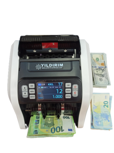 YILDIRIM Pro Mix Para Sayma Makinesi / Dolar Karışık Sayma ve Sahte Para Tespit Etme (USD-EURO-TL)