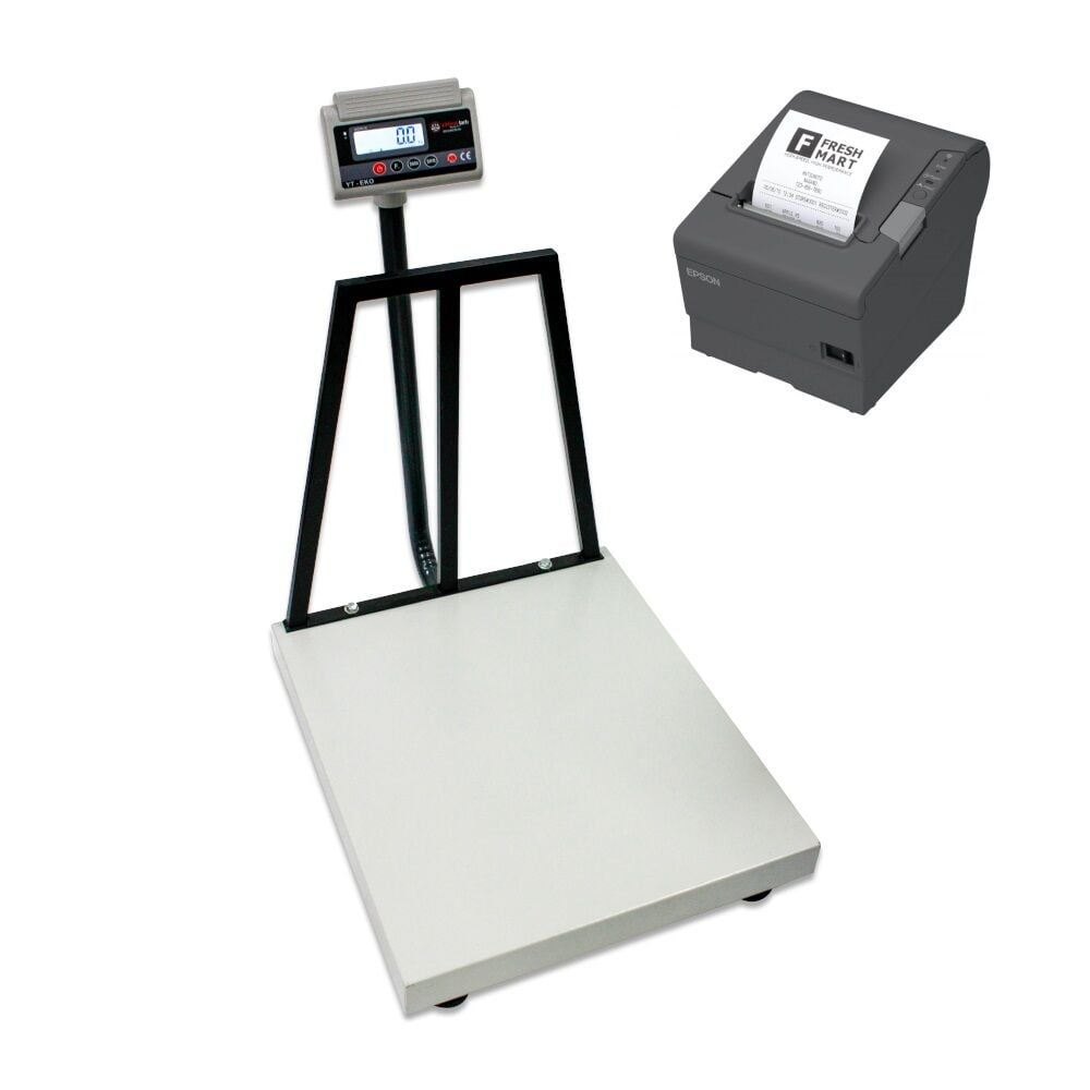 Plus 60x70 Cm 600 Kg Fiş Yazıcılı Baskül