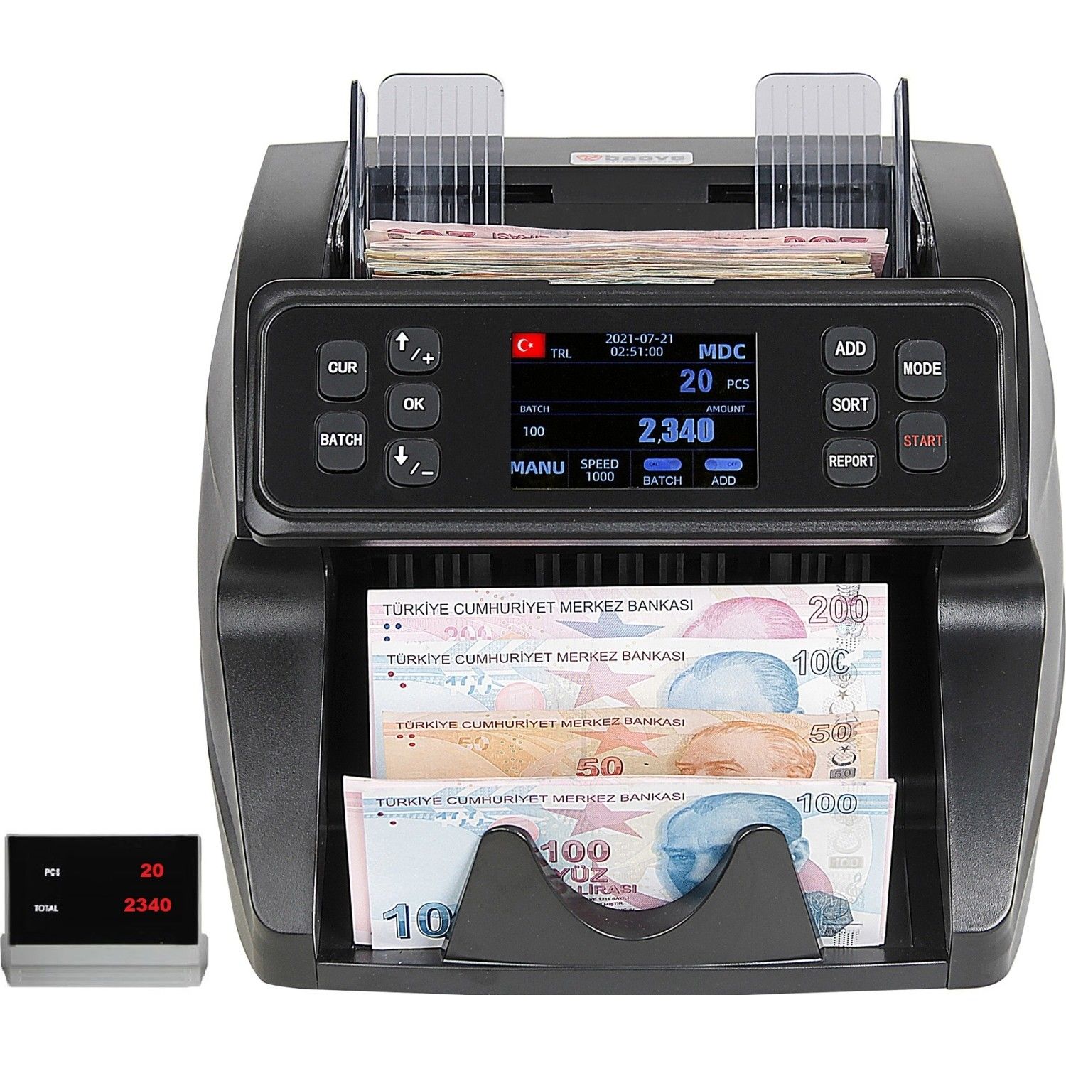 CL-1000 7 Ülke Para Sayma Makinesi