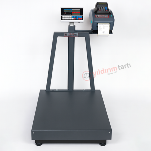 300 Kg 60x70 Cm Etiket Yazıcılı Baskül