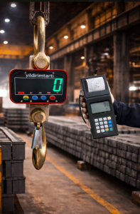 OCS-EL  5 Ton Fiş Yazıcılı Vinç Baskülü