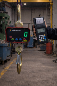 OCS-EL  10 Ton Fiş Yazıcılı Vinç Baskülü