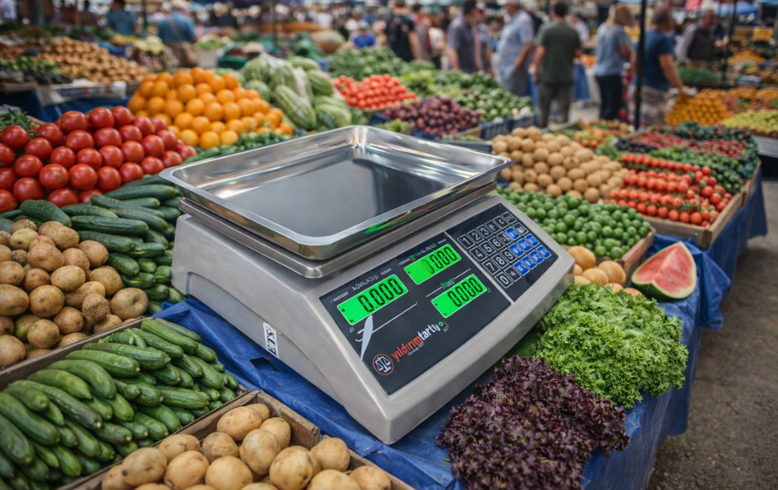 ACS 30 Kg 5 Gr Bakanlık Onaylı Mühürlü Fiyat Hesaplamalı Terazi