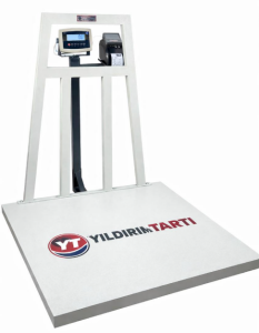 YP-501  120X120 Cm 2000 Kg Etiket Yazıcılı Baskül