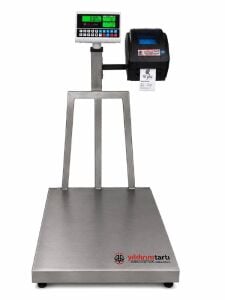 Full Paslanmaz 60x70 Cm 600 Kg Etiket Yazıcılı Baskül